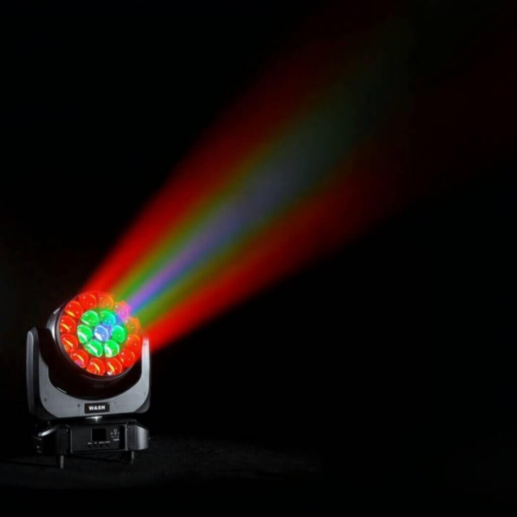 LED 19*20W RGBW Beam Wash Zoom 4in1 Moving Head Stage Lights - Roccer